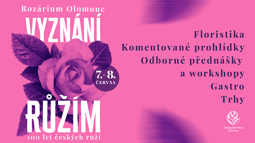  Vyznání růžím oslaví sto let od vyšlechtění první české odrůdy popínavých růží