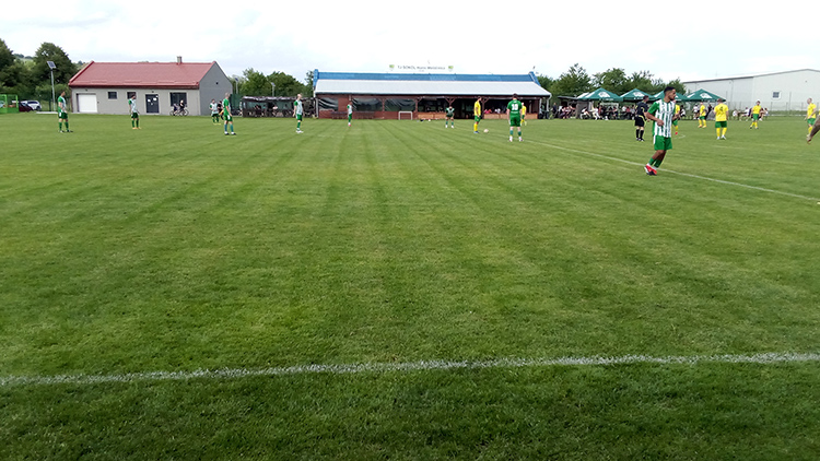 Foto: Oldřich Lošťák Gáborův hattrick rozhodl zápas Hané v Moštěnicích