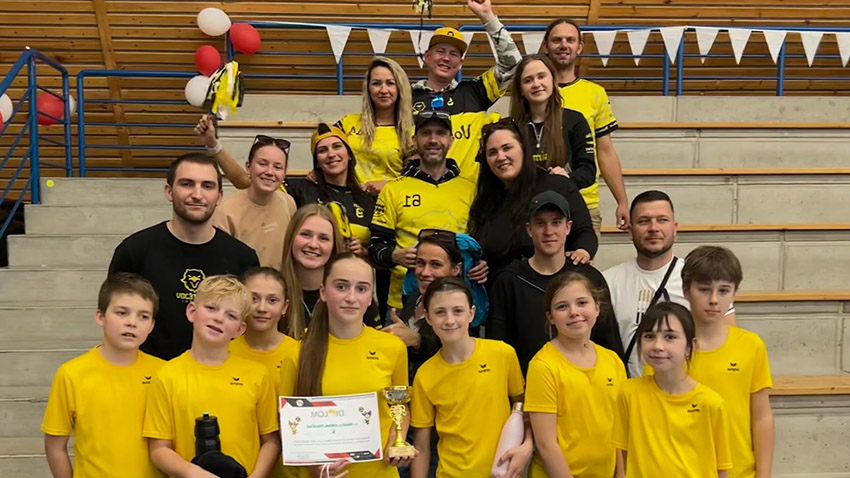 Korfbaloví minižáci Prostějova skončili na Finálovém turnaji ČR šestí. Foto: Facebook Mladší mládežnické kategorie klubu Vosíme.cz Korfbal  Prostějov zůstaly  medailí