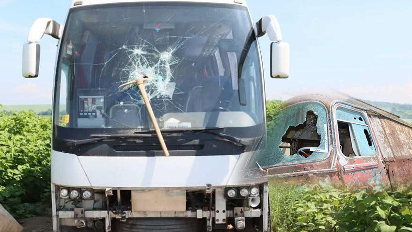 Na autobusy s krumpáčem!