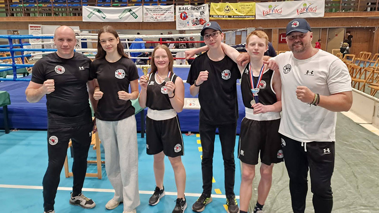 Foto: archiv Petra Novotného BC DTJ Prostějov se ohlíží za třemi boxerskými akcemi