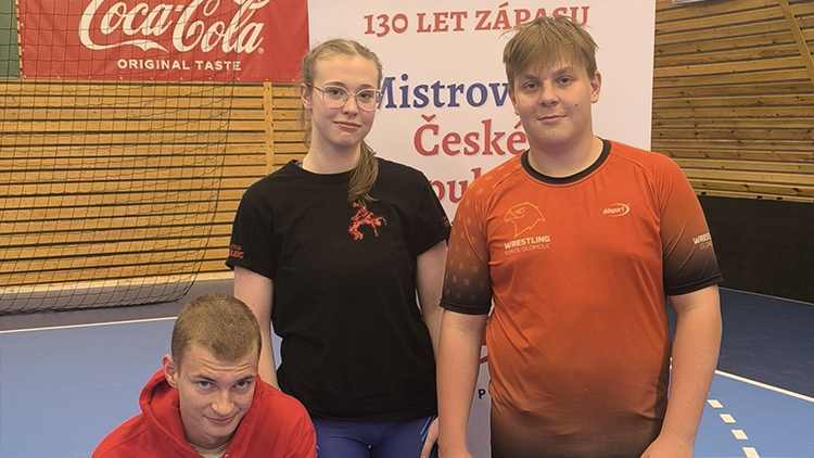 . Foto: archiv Vojtěcha Szilvy Čechovická zápasnice Elena Polenová má stříbro z MČR