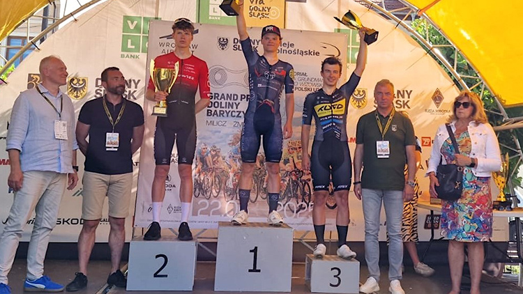 Foto: archiv Michala Mráčka Z Polska přivezli cyklisté Koblížek a Rauschert dva bronzy