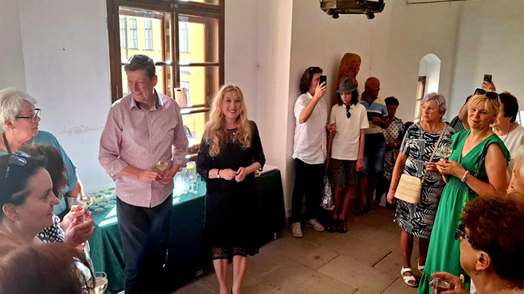 Lilian Amann vystavuje v Tovačově