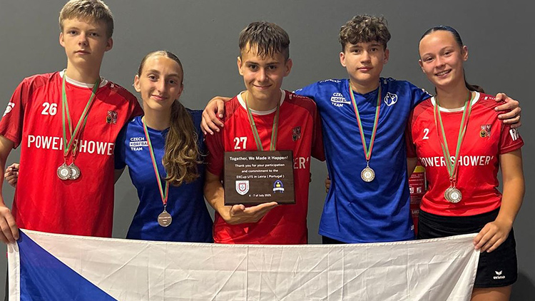 Korfbalové kvinteto z Prostějova pomohlo reprezentaci