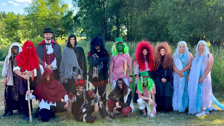 Foto: Facebook Na Strašidelný les u Skřípova  letos smrtka nedorazila