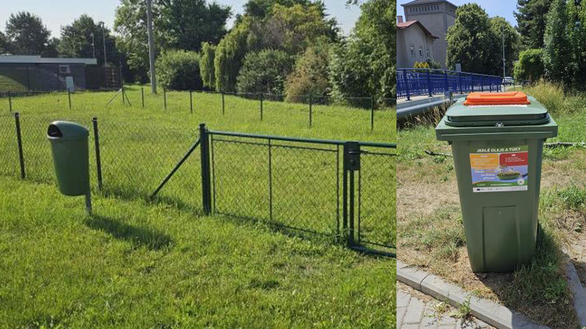 Město posiluje sběrnou síť...a přidává koše!