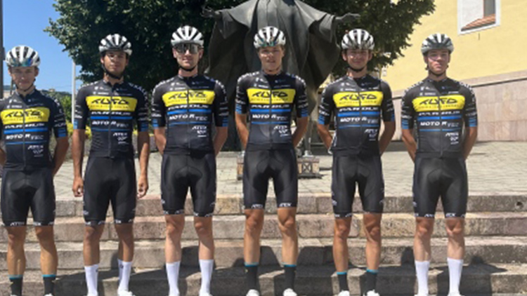 Foto: archiv Michala Mráčka Cyklista Pokorný 17. na závodě Visegrádská 4 v Maďarsku