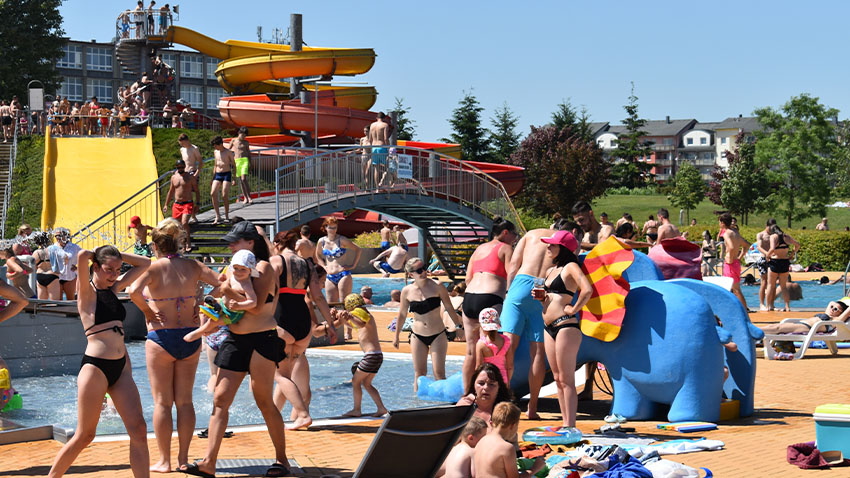Do aquaparku přišlo zatím 15 730 návštěvníků