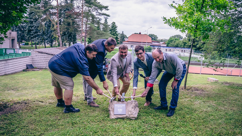 V Mořicích se pustili  do stavby Dětské skupiny