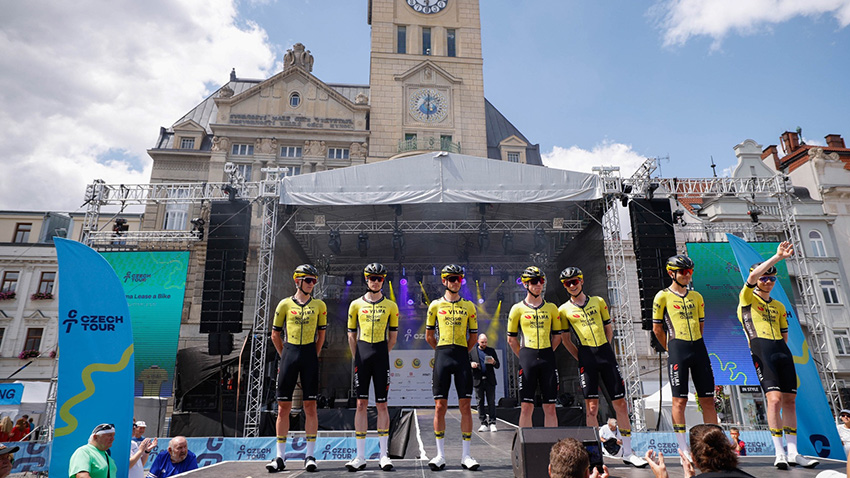 Třetí etapa odstartuje opět z Prostějova. Foto: Czech Tour Czech Tour projede napříč Českem, sobotní etapa bude mít start v Prostějově
