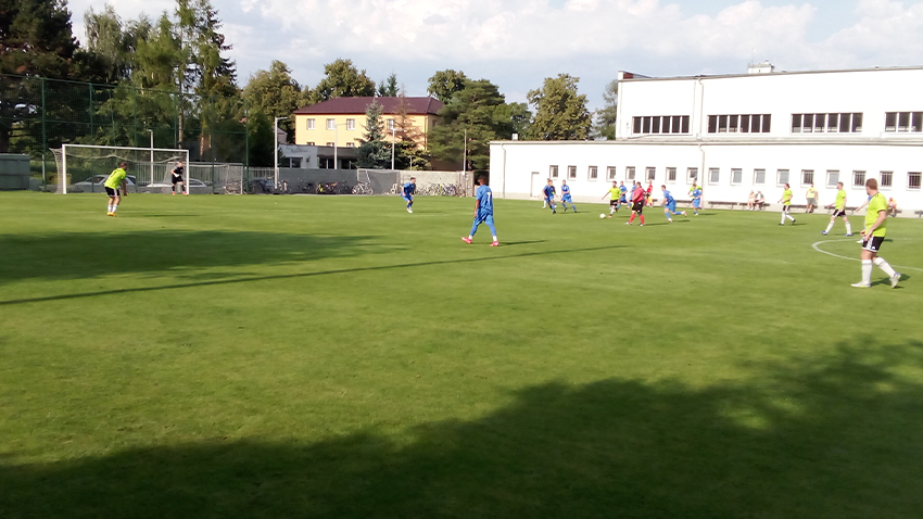 Hanáci zvládli úvod soutěže na jedničku. Foto: Oldřich Lošťák Hanáci si v premiéře vyšlápli na Kožušany