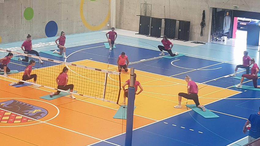 Příprava prostějovských volejbalistek už je v plném proudu. Foto: Marek Sonnevend