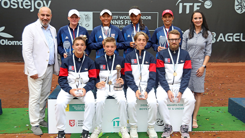 WJTF U14: Týmům ČR se ale tentokrát moc nedařilo, zůstaly až na hraně desítky. Vyhráli Francouzi a Američanky