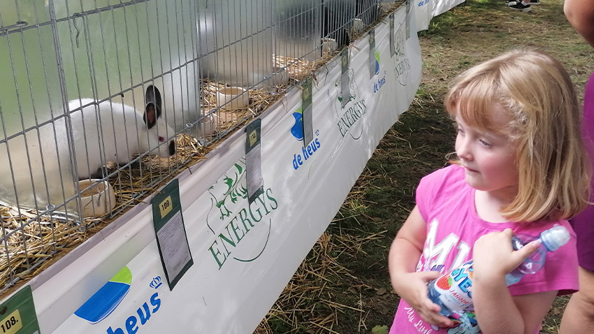 Výstava nabídla dětem pohled zblízka na zvířata, která mnohdy znají jen z televize.  Foto: Kristýna Bohatová Chovatelé se sjeli do Konice