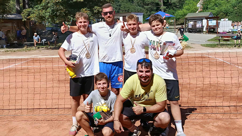 Nohejbaloví žáci Sokola I Prostějov vyhráli turnaj v Lulči