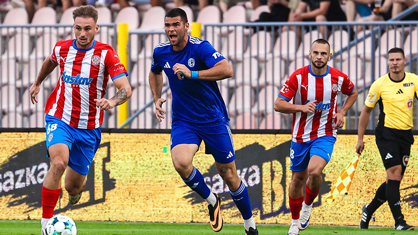 Fotbalisté Prostějova si vyšlápli na hlavního favorita. Foto: 1. SK Prostějov Tříbodový import z Brna nahradil domácí ztráty