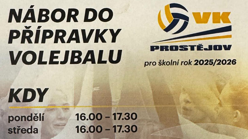 Nábor do volejbalové přípravky VK Prostějov!
