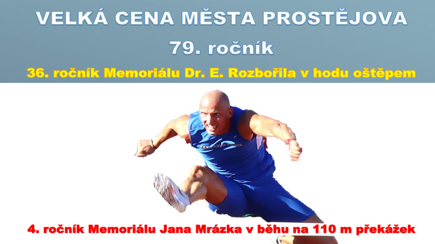 V neděli se koná 79. ročník Velké ceny města Prostějova v atletice