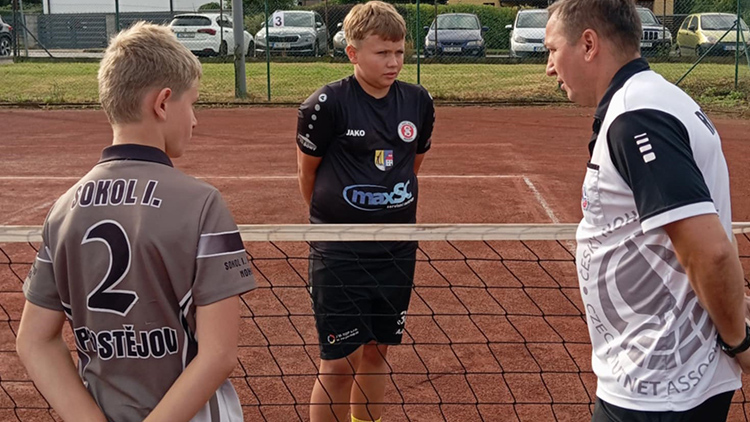 Mladý nohejbalista Sokola I Prostějov Nikolas Baďura  vybojoval deváté místo na MČR mladších žáků v singlu
