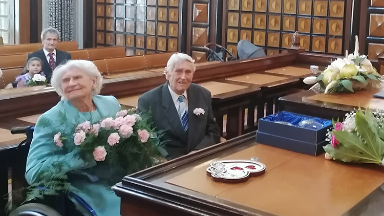 Foto: Kristýna Bohatová  Manželé Růžičkovi spolu žijí přes sedmdesát let