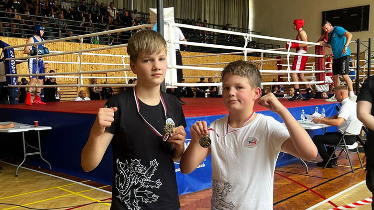 Foto: archiv Oldřicha Dvorského Mladí rohovníci ODT Boxing bojovali ve Zvolenu