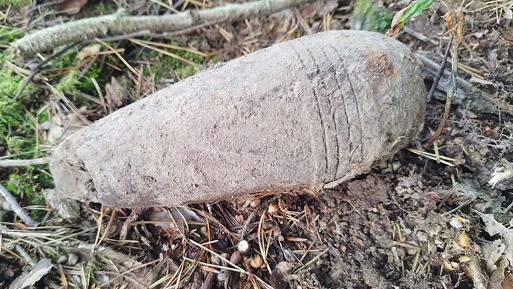 Našli ruský granát!