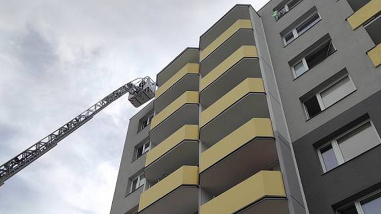 Požár v městském domě způsobil milionovou škodu