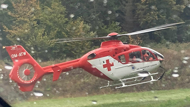 Lekla se a zahučela ze svahu