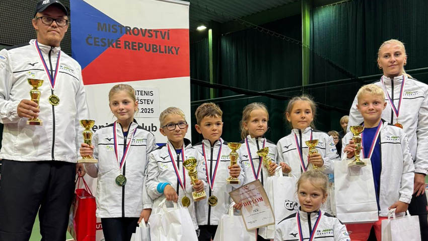 Prostějovské naděje táhly minitenisty za zlatem