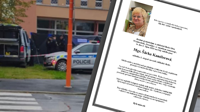 U školy zemřela učitelka