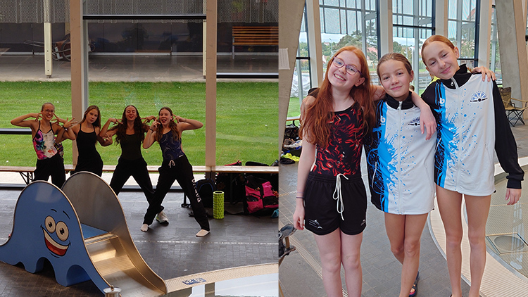 „B“ družstvo plaveckého oddílu Prostějov přivezlo ze Znojemského hroznu osm medailí