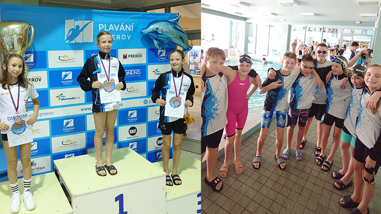 Plavecký oddíl TJ Prostějov nejúspěšnějším klubem na závodech žactva v Přerově