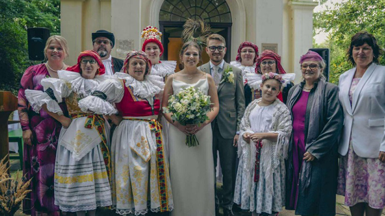 Foto: Jana Otáhalová Hanácká svatba v němčicích nad Hanou se vydařila