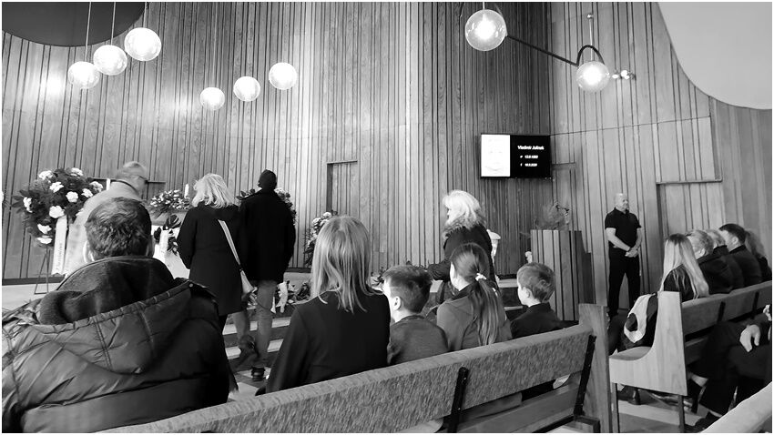 Pohřeb oběti vraha