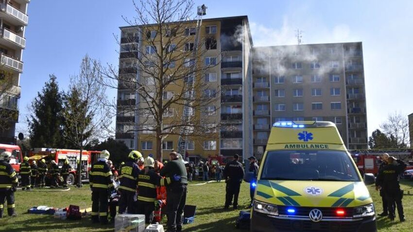 Příčina požáru dosud není známa 