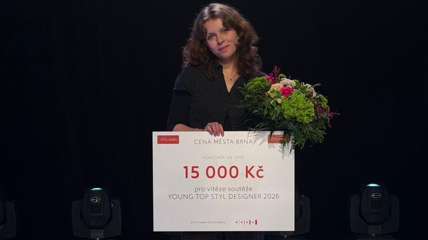 Návrhářka ze SŠDAM urvala stříbro