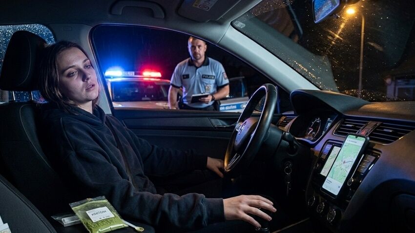 Zfetovaná řidička užila i kratom