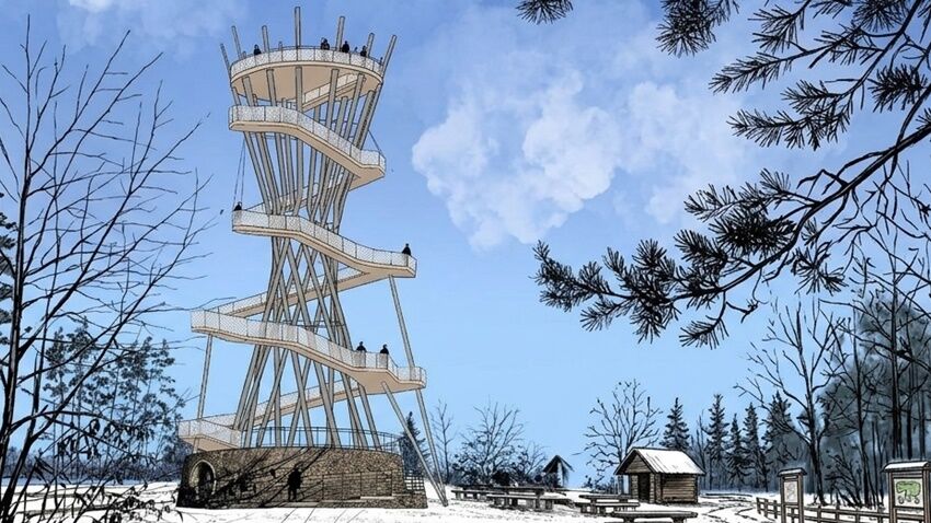 Na Kosíři bude stát ocelová rozhledna 