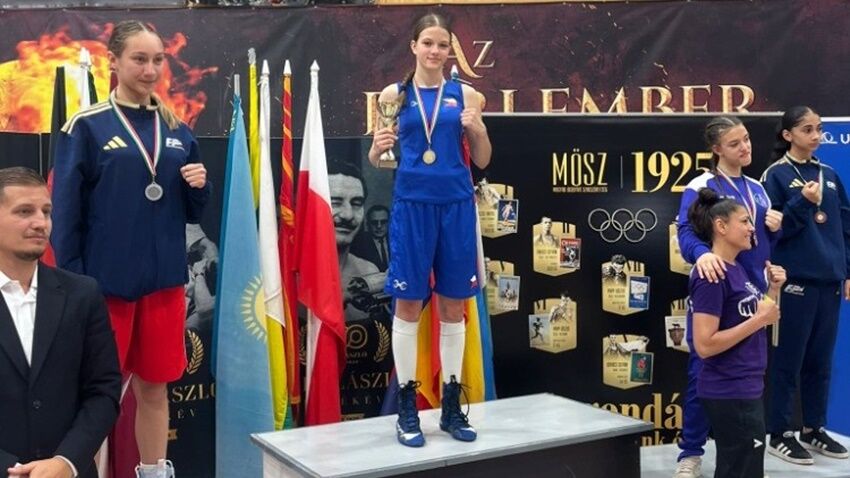 Sára Dvorská z ODT Boxing vyhrála turnaj v Maďarsku