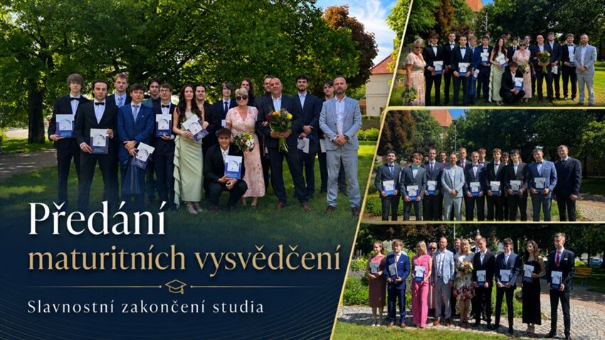 Strojaři převzali maturitní vysvědčení
