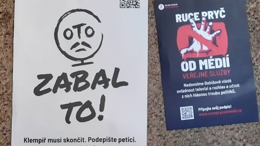 Školy v Prostějově zaplavily plakáty