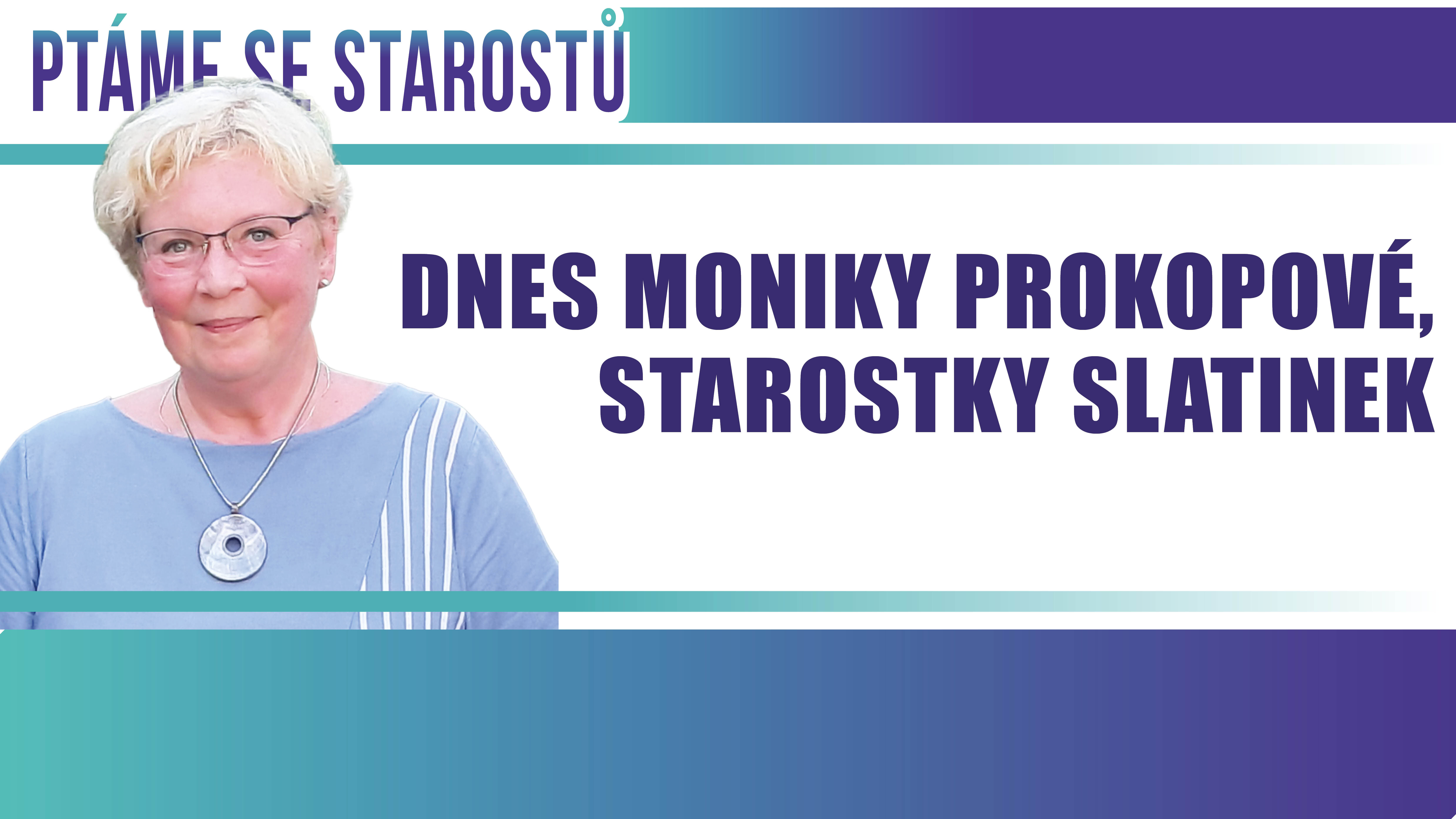 „Sklidili jsme první hrozny z obecního vinohradu,“ říká starostka Slatinek Monika Prokopová