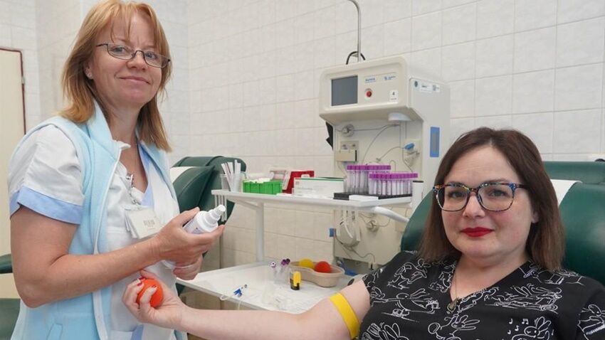 Transfuzní oddělení je náborovým centrem registru dárců dřeně