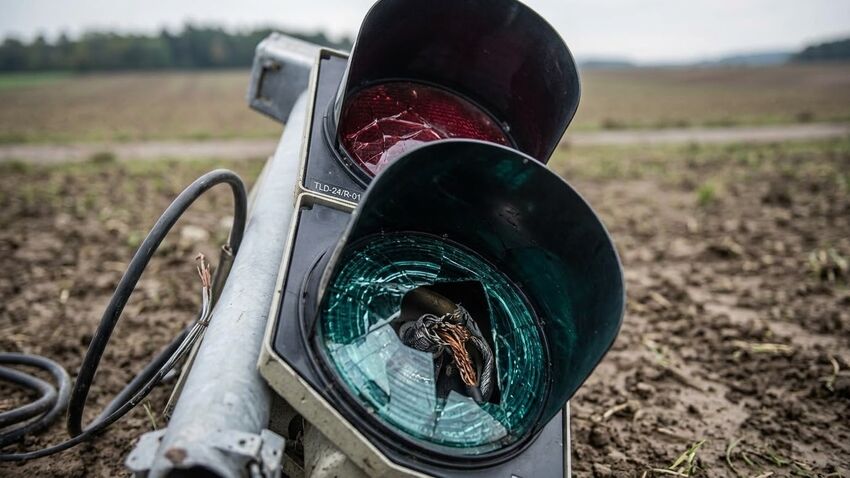 Vandal řádil u Skřípova