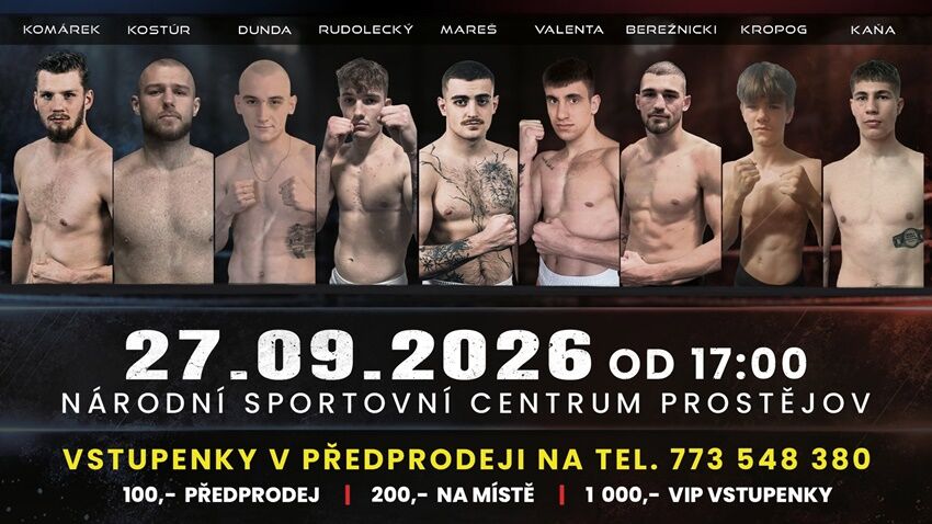Boxerský OHBC Prostějov chystá na konec září tři domácí akce ve dvou dnech včetně extraligy!
