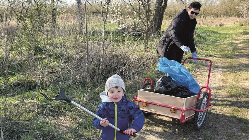 V sobotu se uklízelo u Hloučely