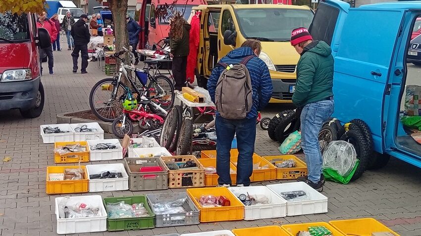 Motoristická burza v Držovicích i s Messerschmittem