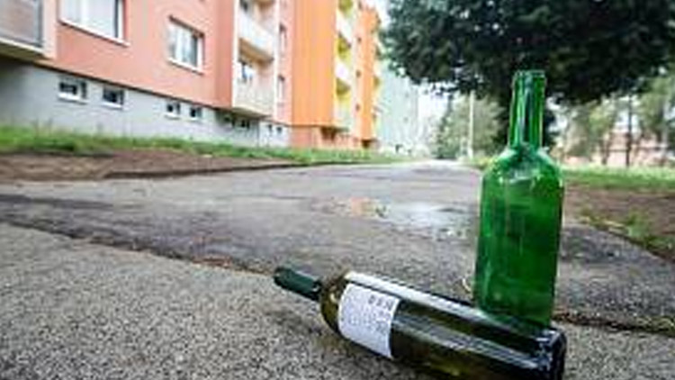 Bezdomovecký mejdan u rybníka