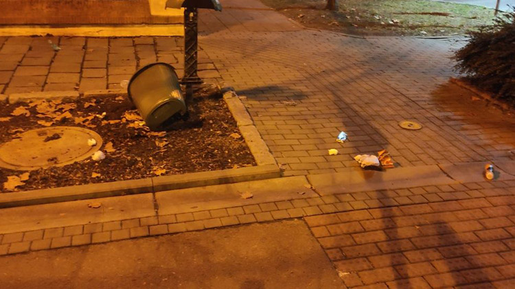 Podivná noční zábava skončila „bonzem za tepla“